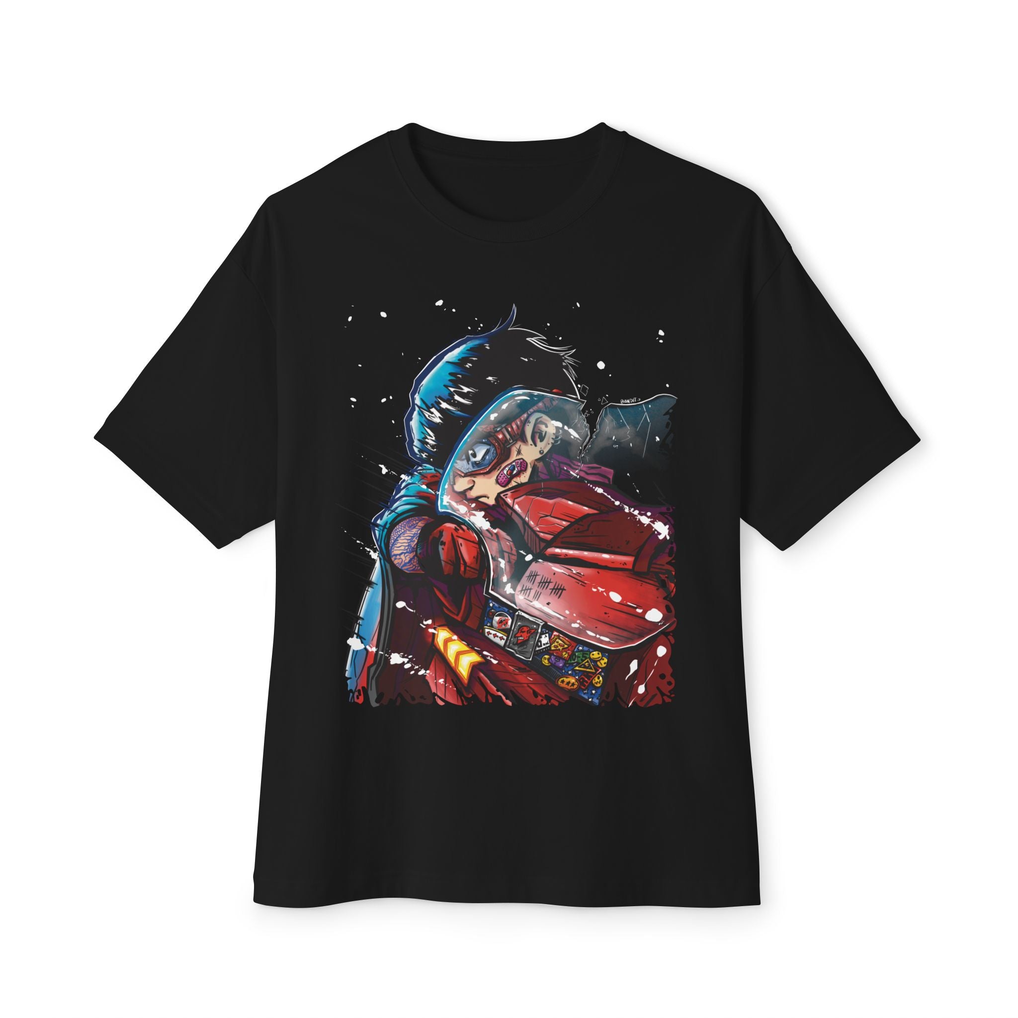 Badass Racer - Oversized Graphic Tee