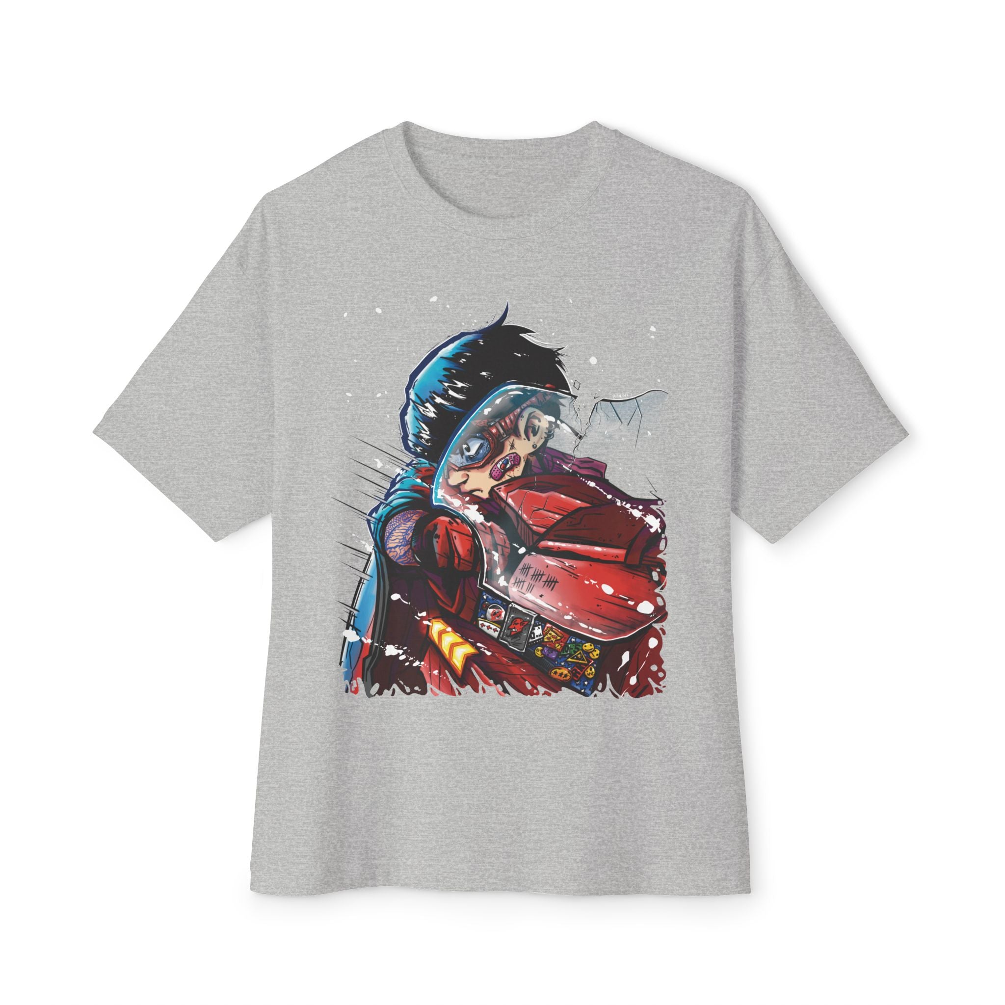 Badass Racer - Oversized Graphic Tee
